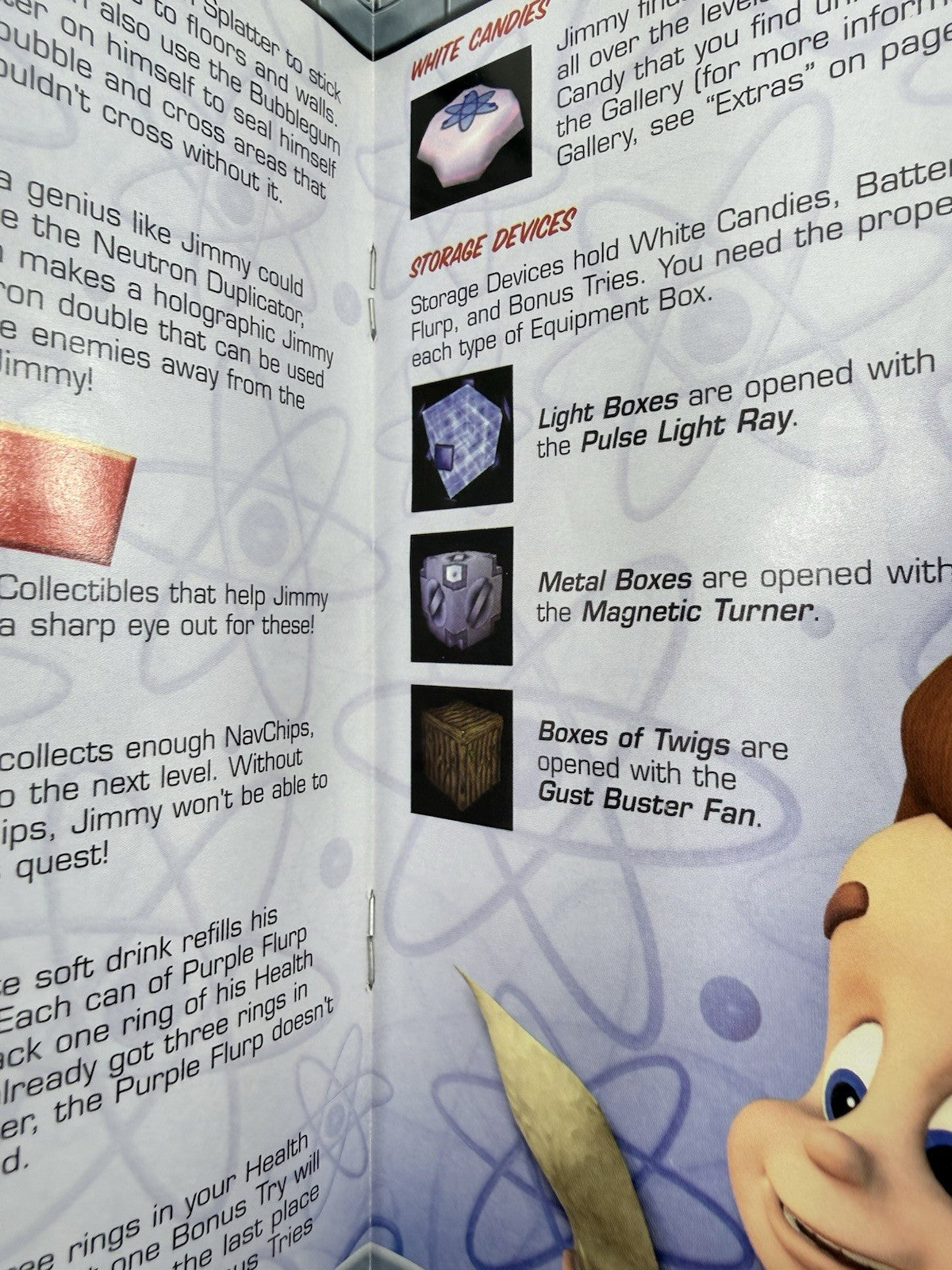 Jimmy Neutron: Boy Genius Jet Fusion GameCube Case, Manual and Insert Only