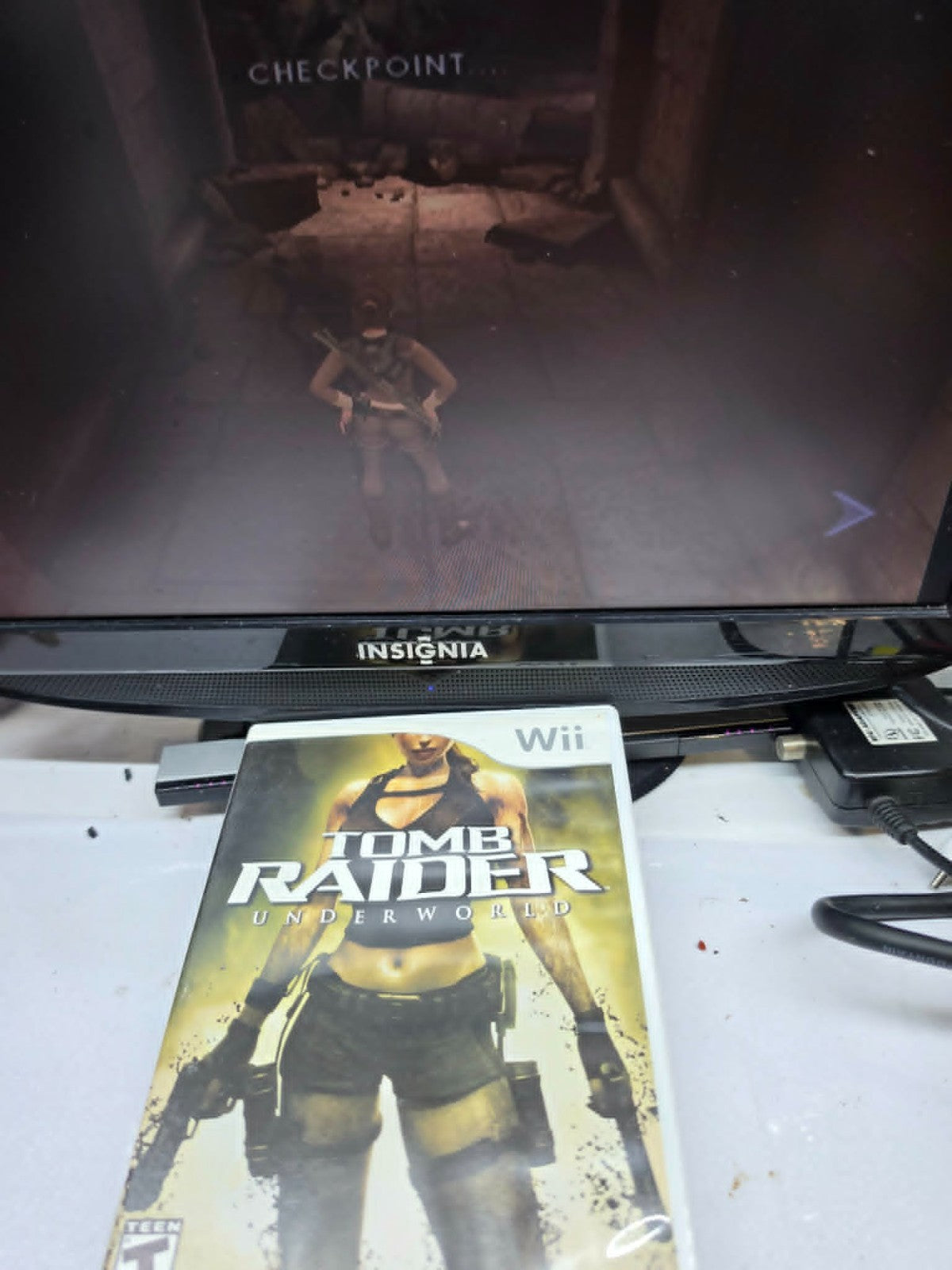 Tomb Raider: Underworld (Nintendo Wii, 2008) Game Case Manual - Tested - Read