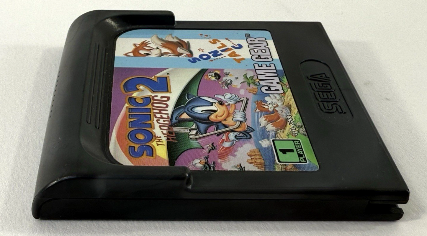 Sonic the Hedgehog 2 (Sega Game Gear, 1992) Game Cartridge - Tested