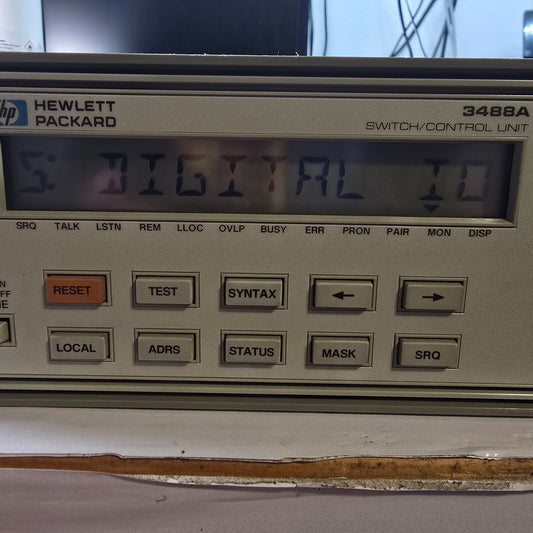 HP Agilent 44474A Digital Input/Output Switch Module - Tested and Working (1112)