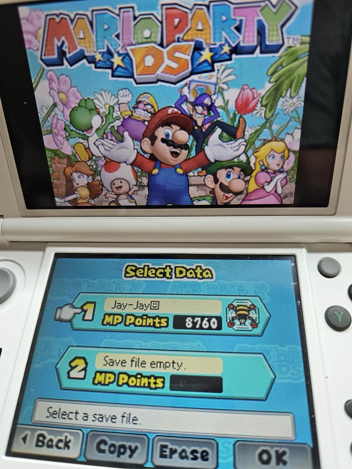 Mario Party DS (Nintendo DS, 2007) Game, Case, Registration, Inserts - Tested