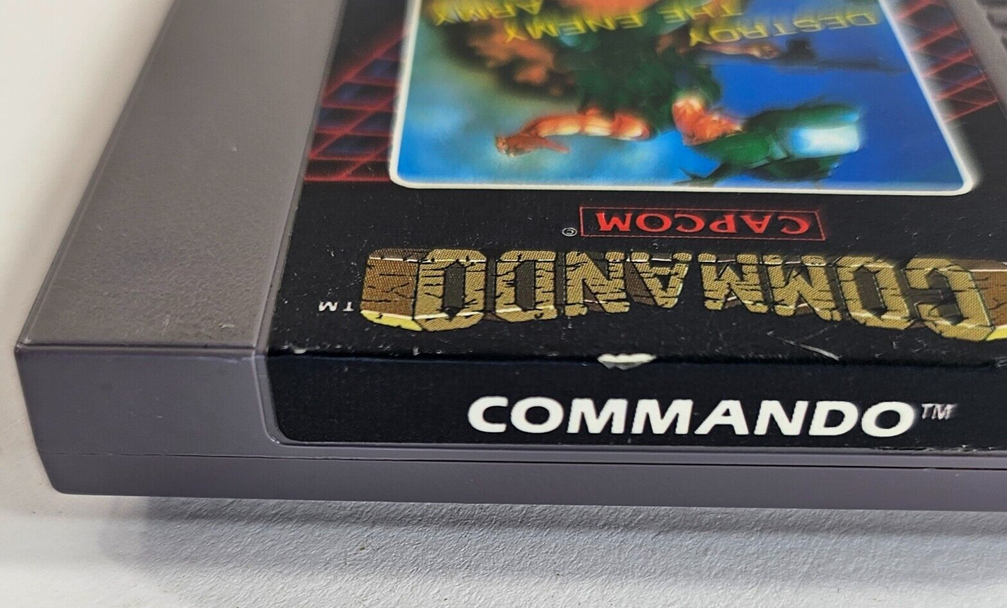 Commando (Nintendo Entertainment System, 1986) 5-Screw Game Cartridge - Tested