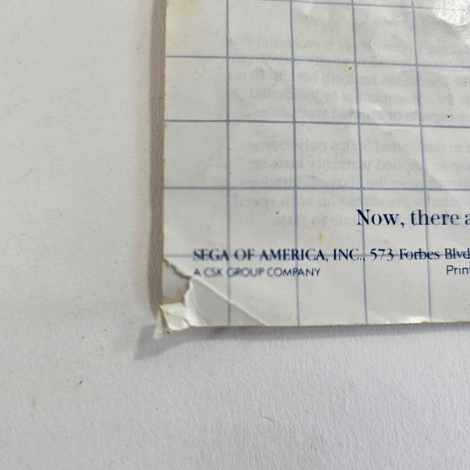 Out Run (Sega Master System, 1987) Game Case Manual - Tested and Working