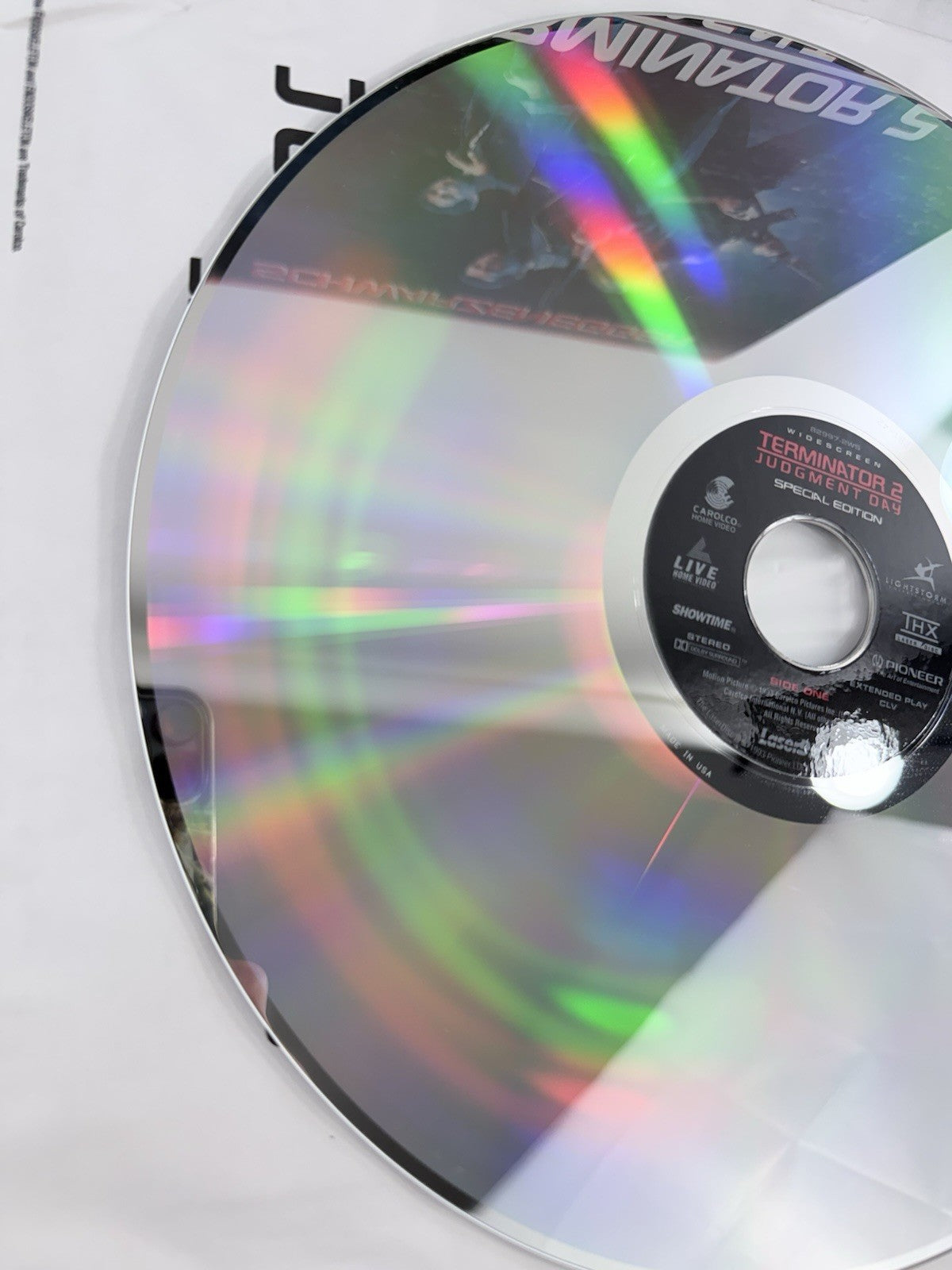 Terminator 2: Judgment Day (Laserdisc, 1993, Widescreen Special Edition) Tested