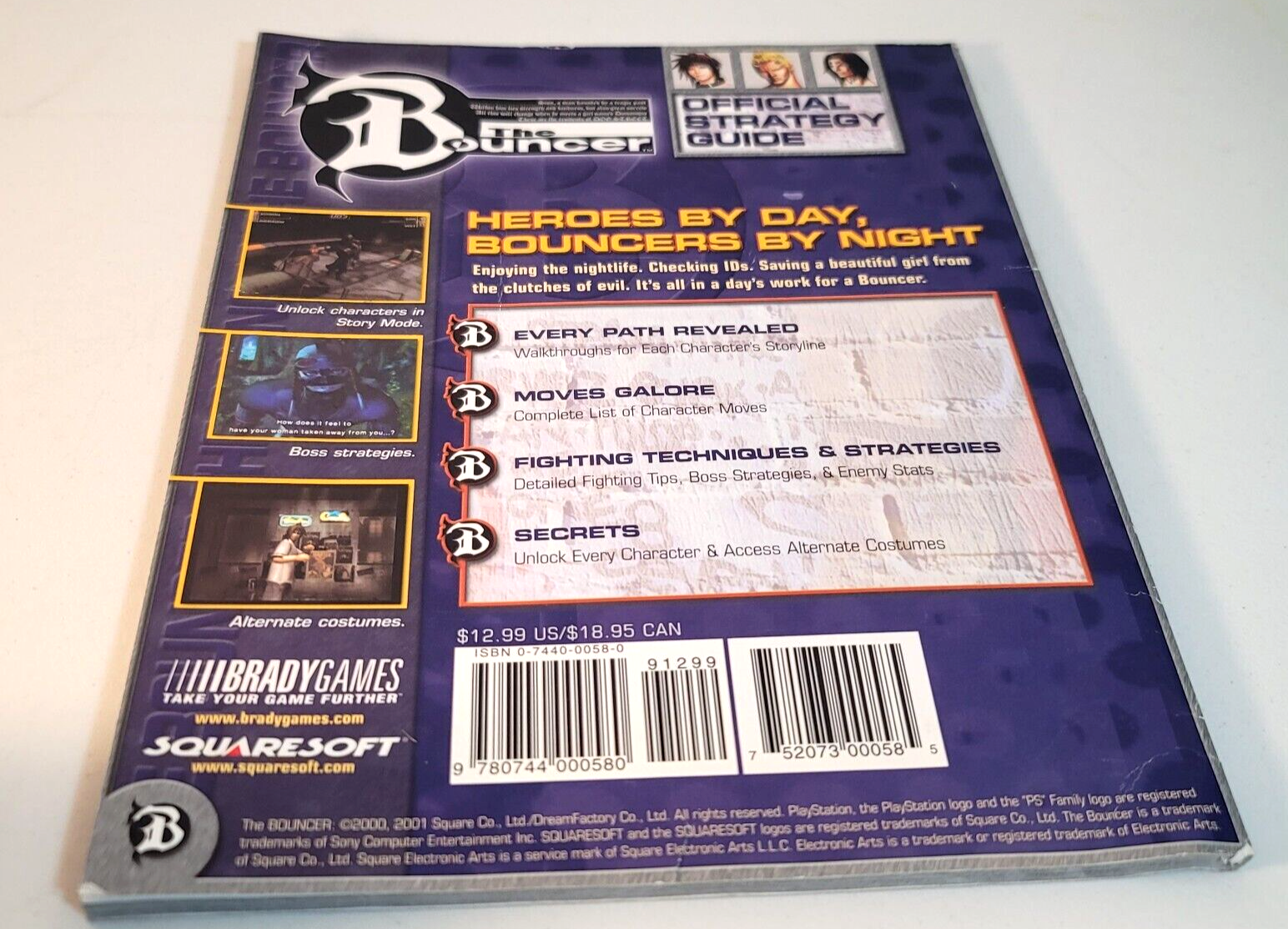 The Bouncer Official Strategy Guide by Dan Birlew (2001, Trade Paperback)