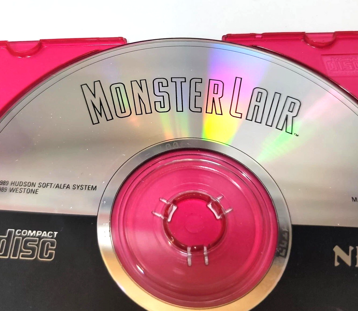 Monster Lair (TurboGrafx-CD, 1989) Authentic Game Disc Only