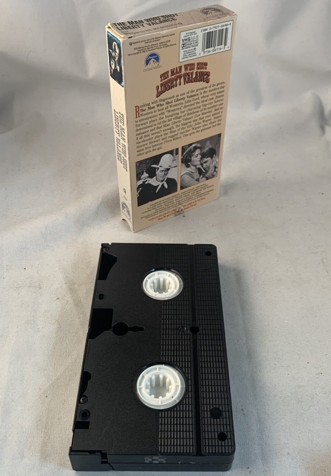 Rio Lobo (VHS John Wayne bundle) The Man Who Shot Liberty Valance - Tested