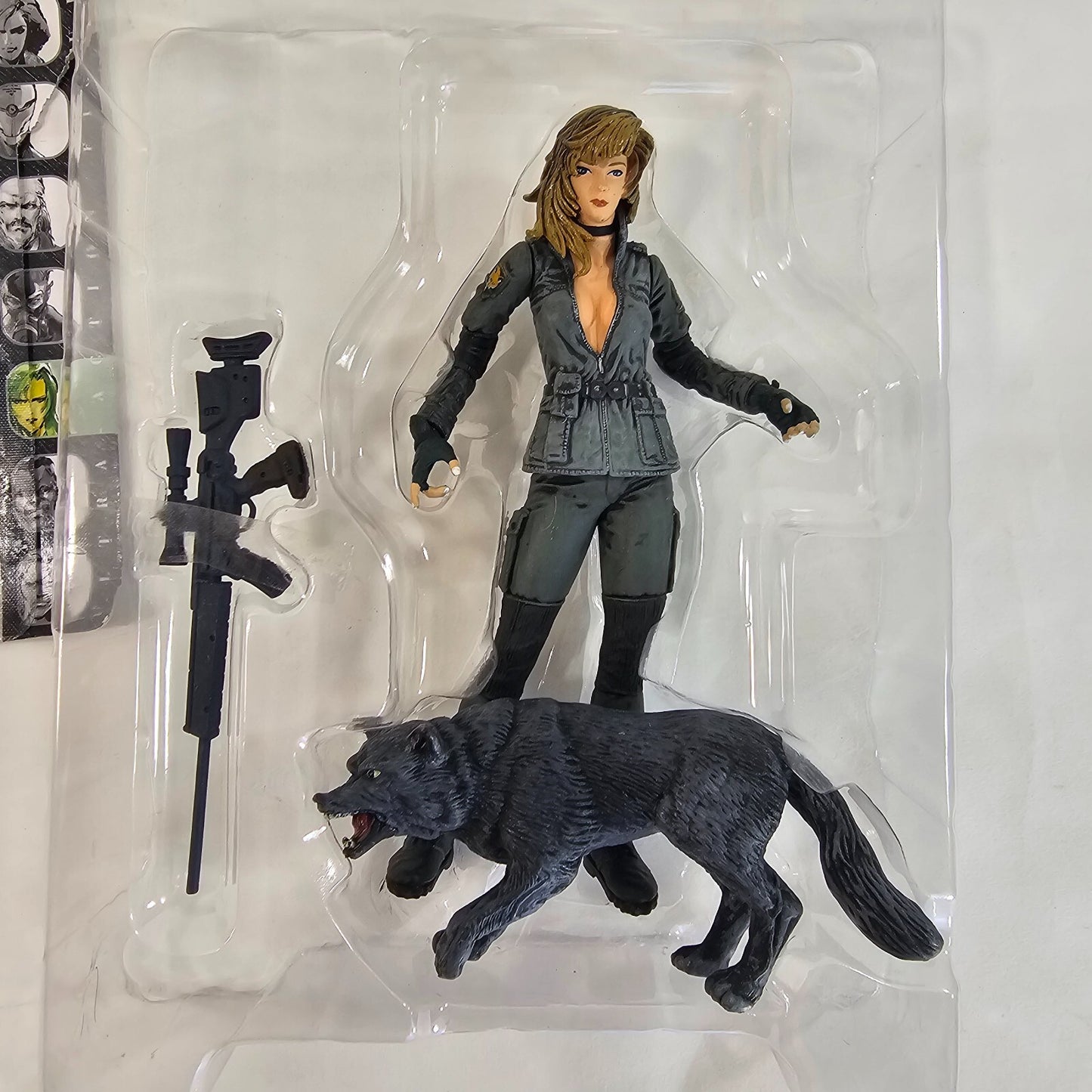 McFarlane Toys 1998 Metal Gear Solid Sniper Wolf Tactical Action Figure with Box