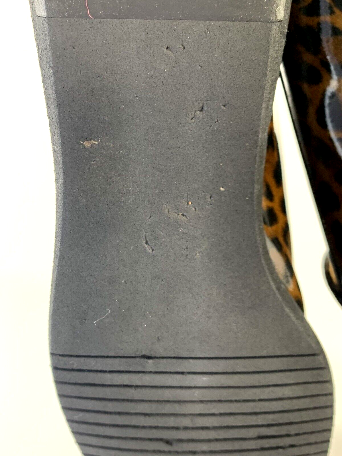 Salvatore Ferragamo Cognac Size 7 AA Leopard Print Brown Patent Leather Flats