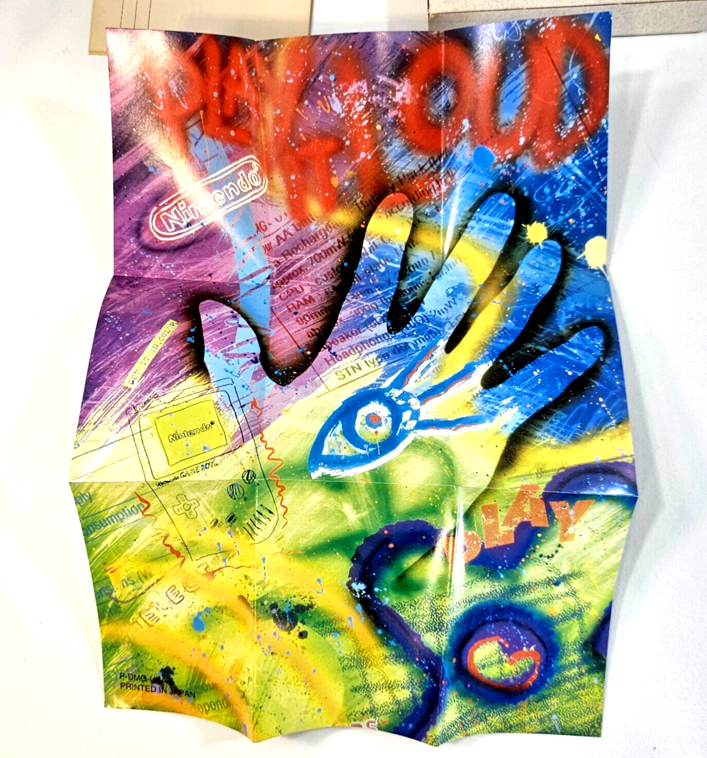 Metal Masters (Nintendo Game Boy, 1991) Game Box Manual Inserts Posters - Tested