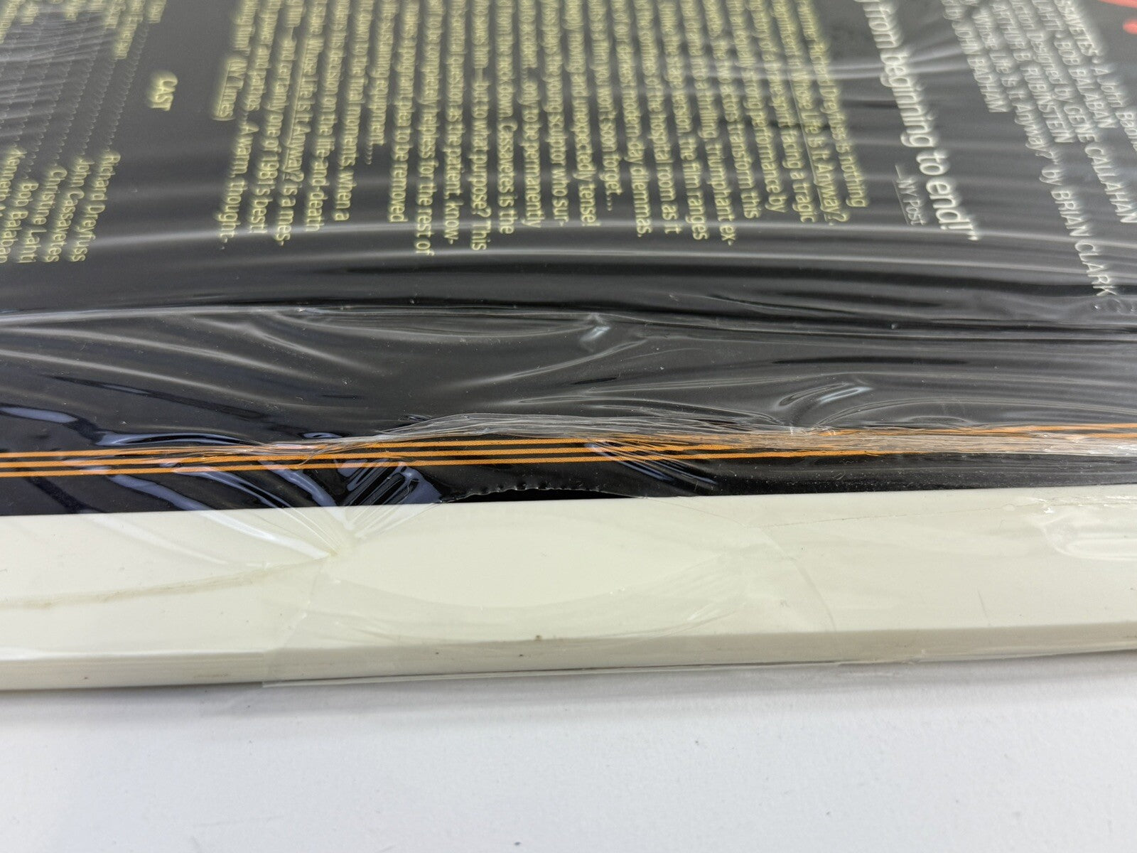 Whose Life Is It Anyway? (CED Videodisc, 1981) Factory Sealed