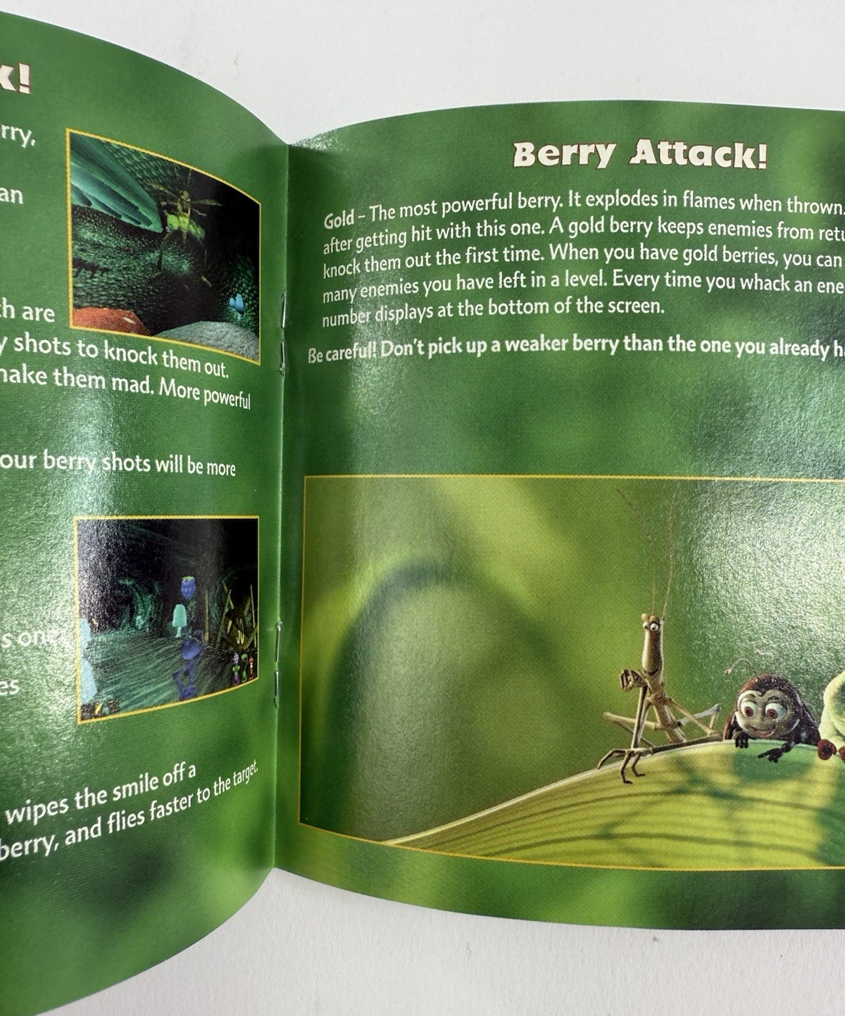 A Bug's Life (Sony PlayStation, 1998) Game Case Manual - Tested