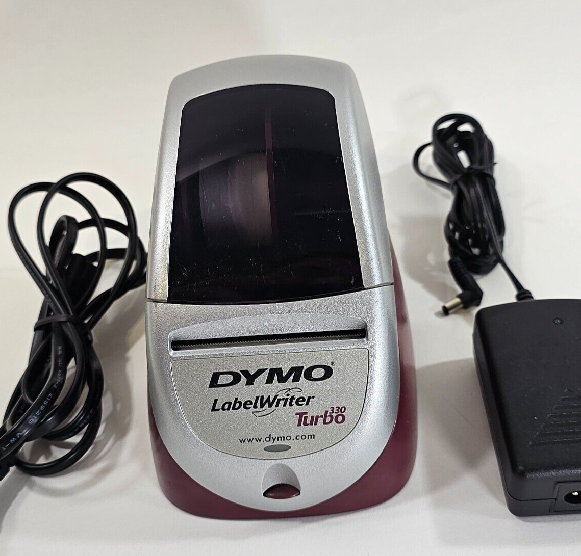 Dymo LabelWriter 330 Turbo Thermal Label Printer AC Adapter & USB Cable - Tested