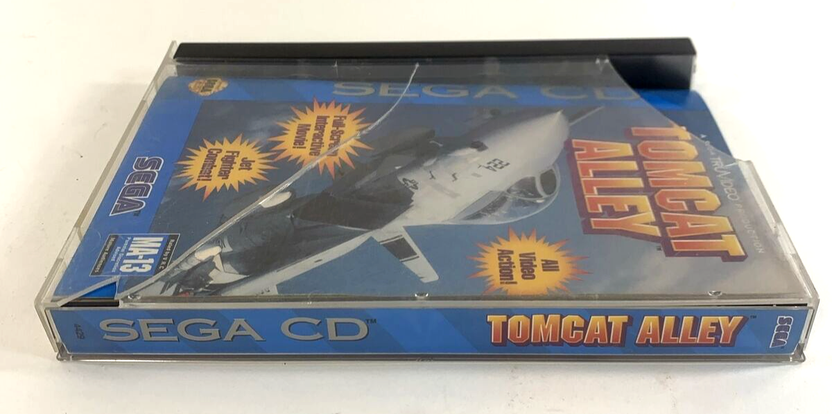 Tomcat Alley (Sega CD, 1994) Game Case Manual - Tested and Working - Read