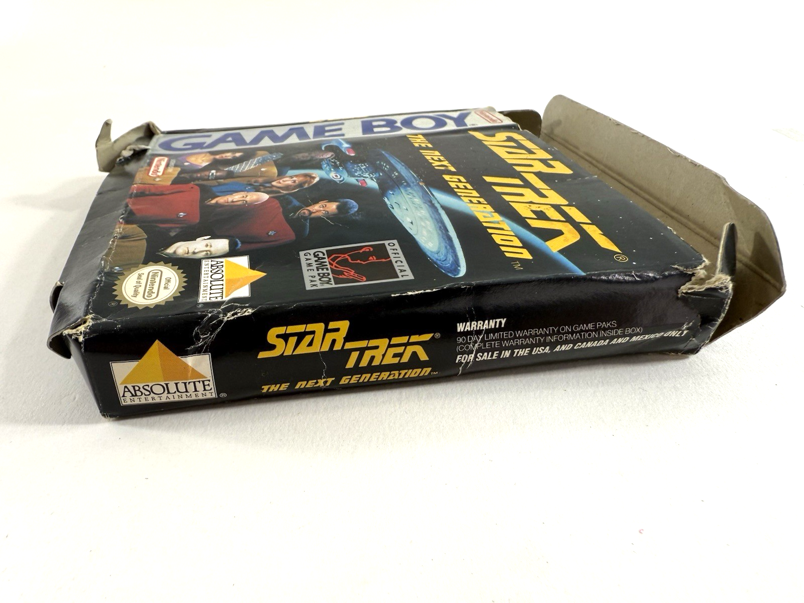 Star Trek: The Next Generation (Nintendo GameBoy, 1993) Game Box Manual Inserts