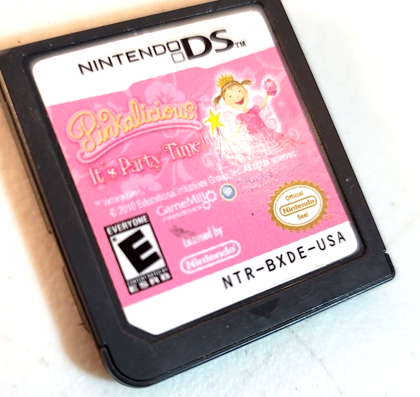 Pinkalicious: It's Party Time (Nintendo DS, 2011) Game Cartridge - Tested