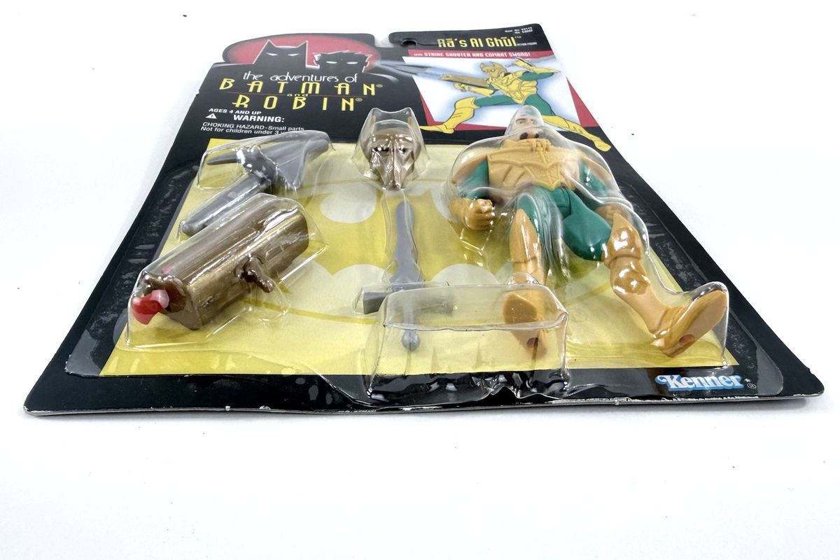 Kenner 1995 Adventures of Batman and Robin Ra’s Al Ghul 4” Sealed Action Figure