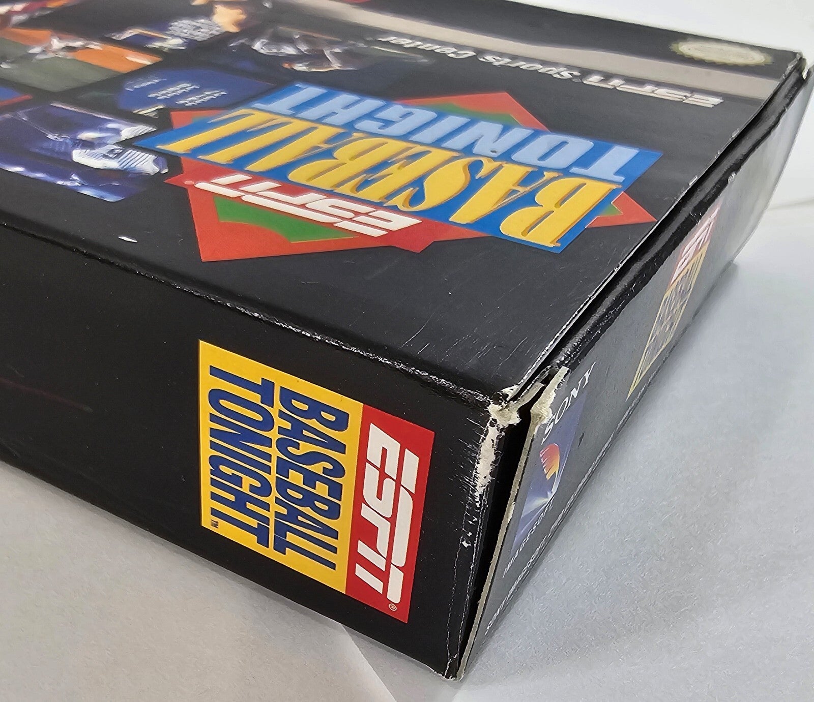 ESPN Baseball Tonight (Super Nintendo, 1994) Game Box Manual Poster - Tested