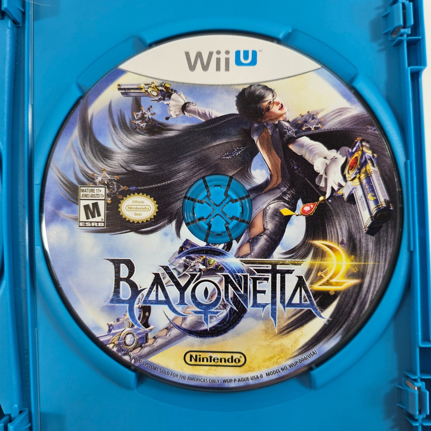 Bayonetta 2 (Nintendo Wii U, 2014) Game Discs, Case, Insert - Tested