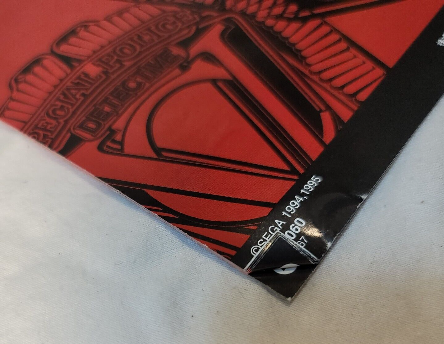 Virtua Cop (JP Sega Saturn, 1995) Disc and Manual