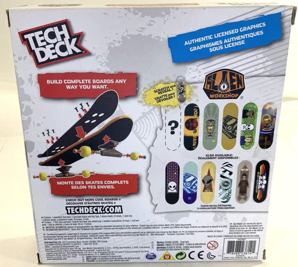 Spin Master Tech Deck Sk8shop Bonus Pack Alien Theme - New, Sealed