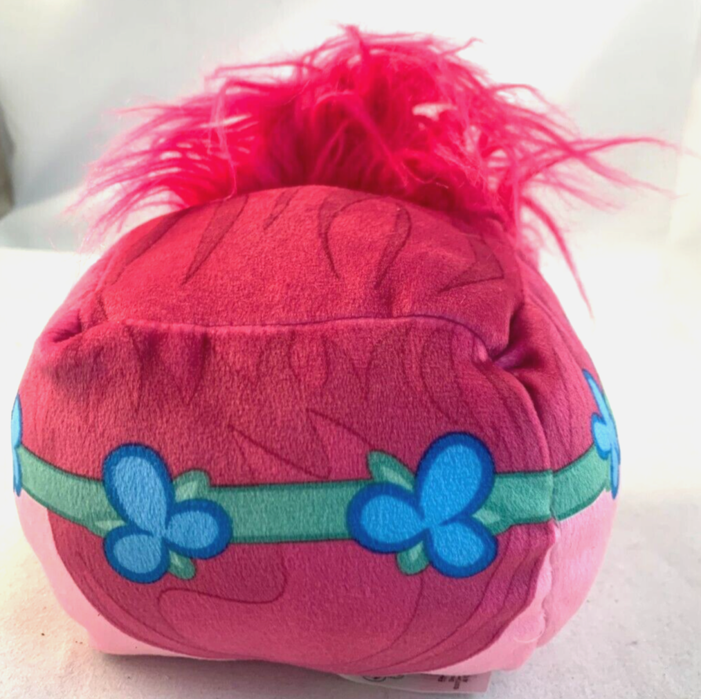 The Northwest Co. 2017 DreamWorks Trolls 6" Princess Poppy Pink Cube Plush