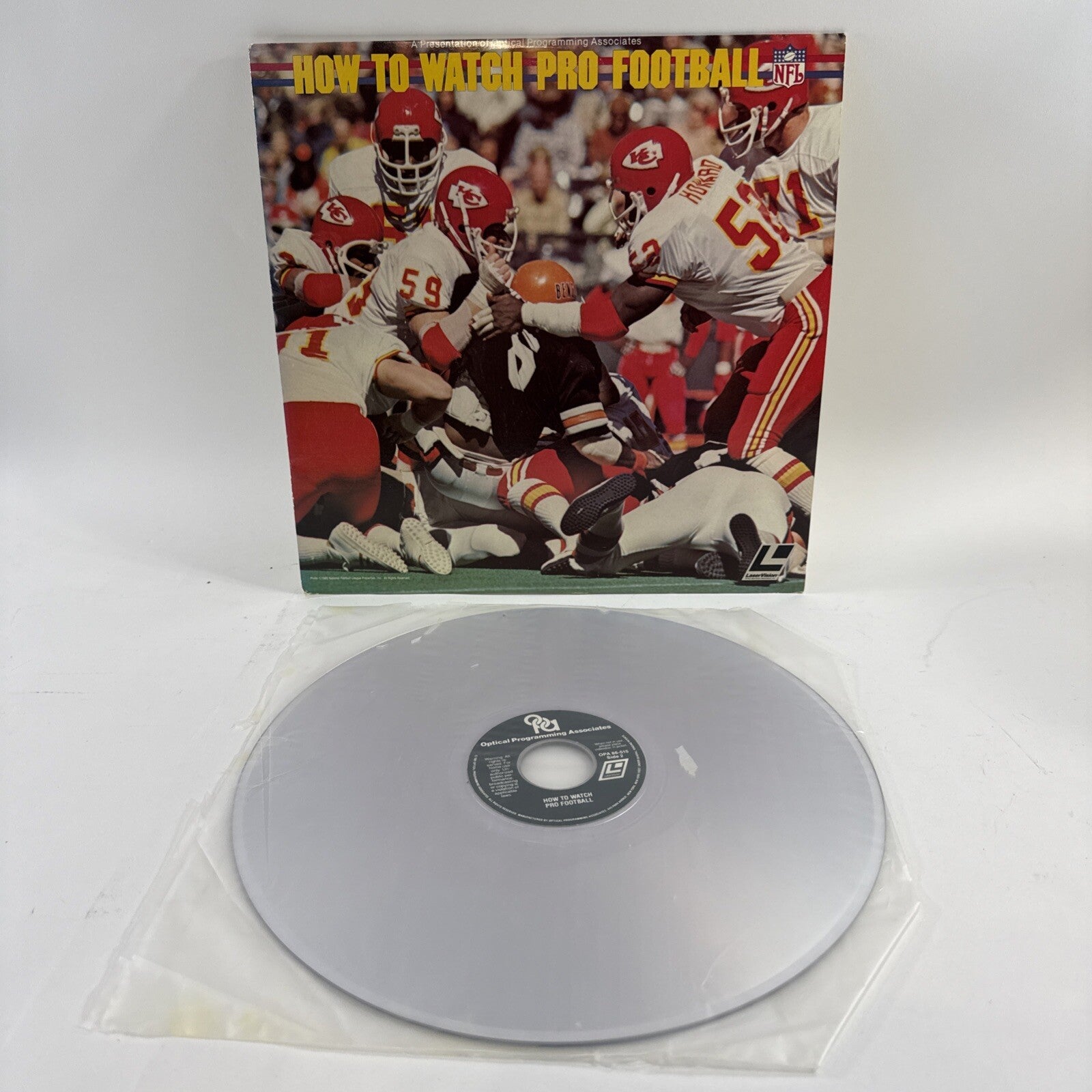 How to Watch Pro Football (Laserdisc, 1980) Tested and Working