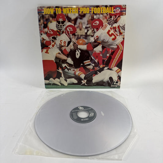 How to Watch Pro Football (Laserdisc, 1980) Tested and Working