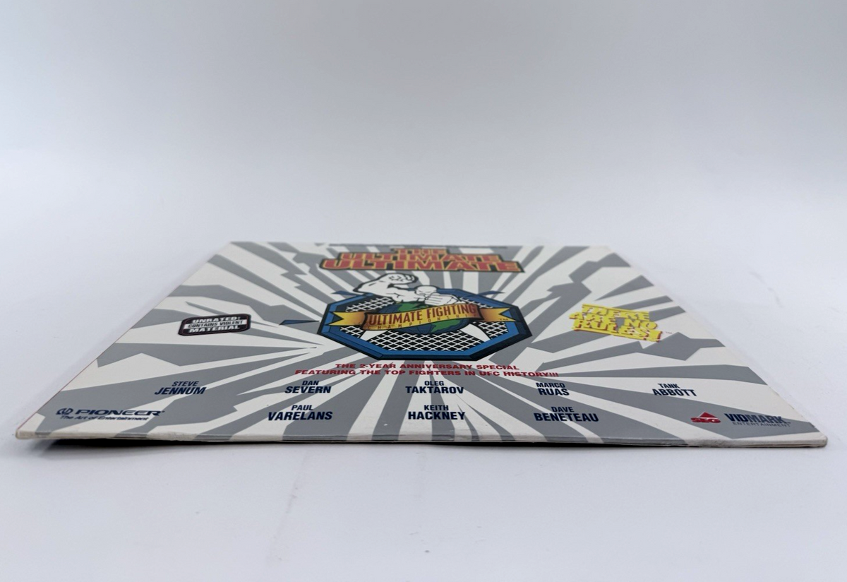 UFC's The Ultimate Ultimate (Laserdisc, 1996) Extended Play - Tested and Working