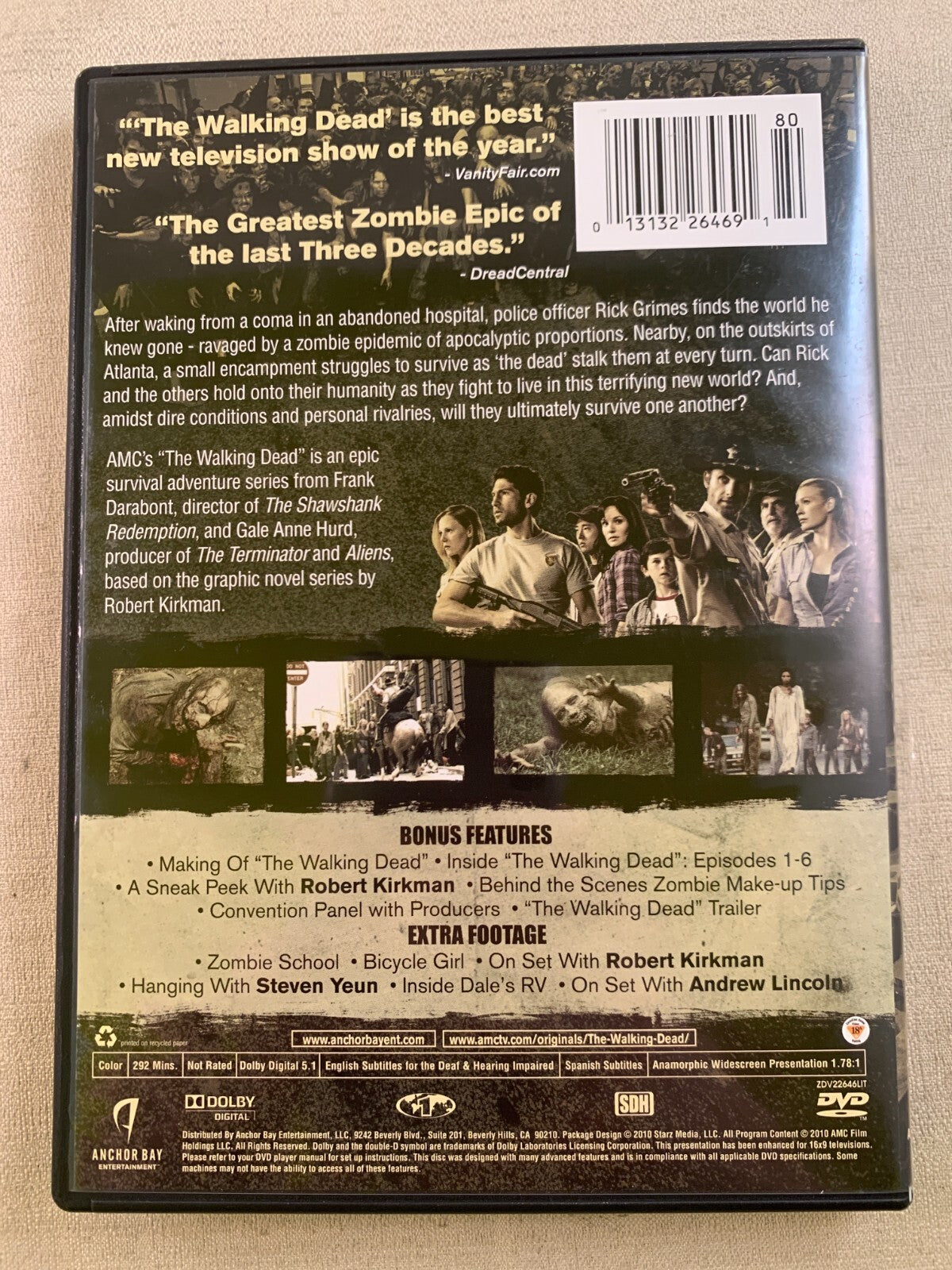 The Walking Dead: The Complete First Season (DVD, 2010)