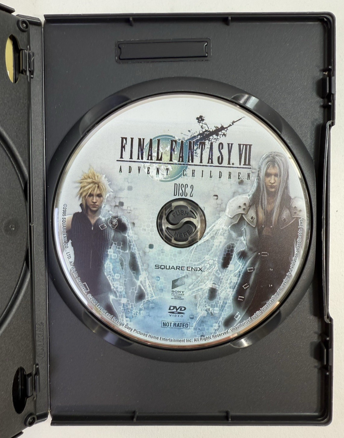 Final Fantasy VII: Advent Children (DVD, 2006, 2-Disc Set) Tested and Working