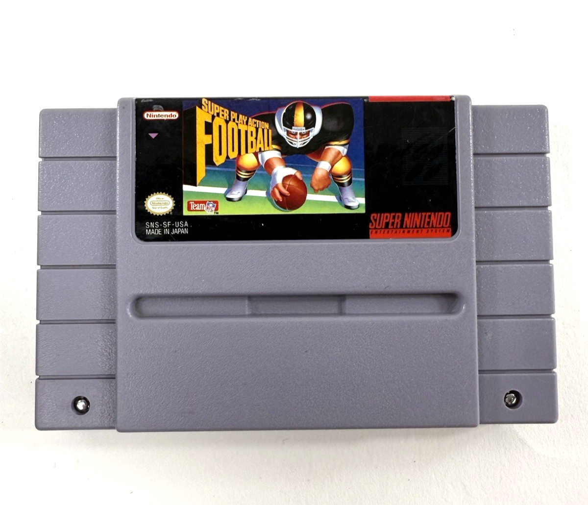 Super Play Action Football (Super Nintendo SNES, 1992) Game Cartridge - Tested