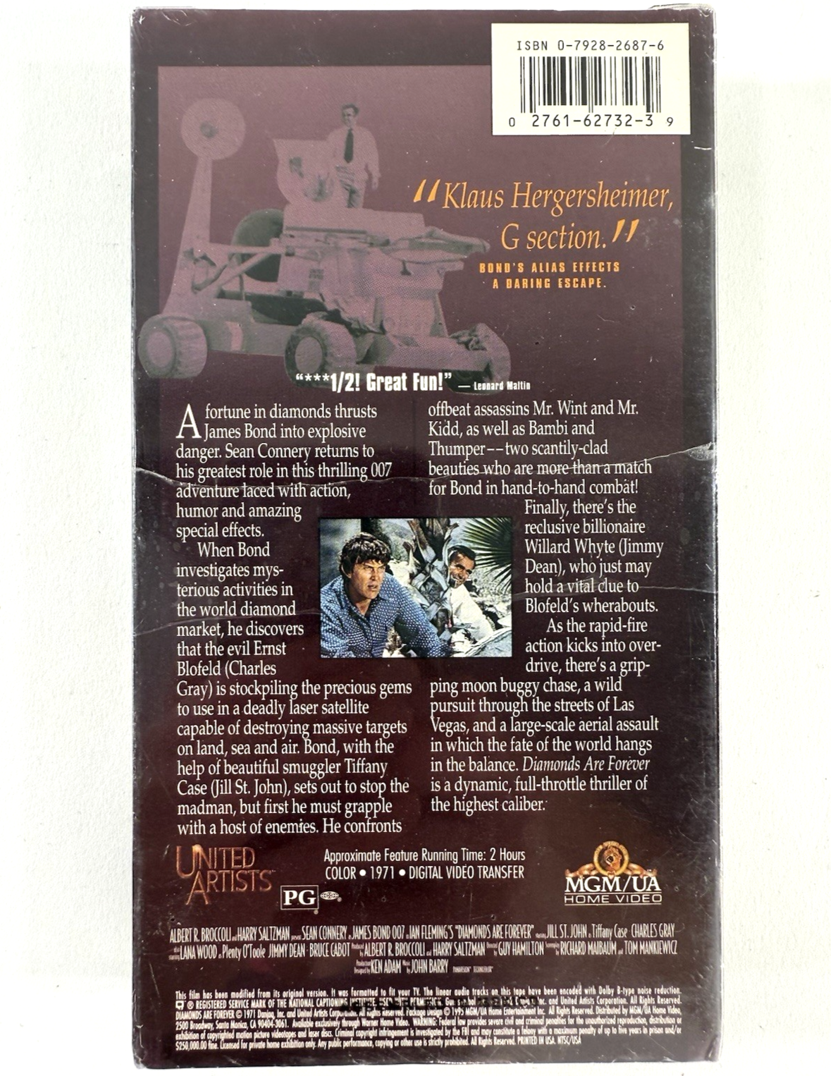 Diamonds Are Forever (VHS Bundle) You Only Live Twice, From Russia With Love