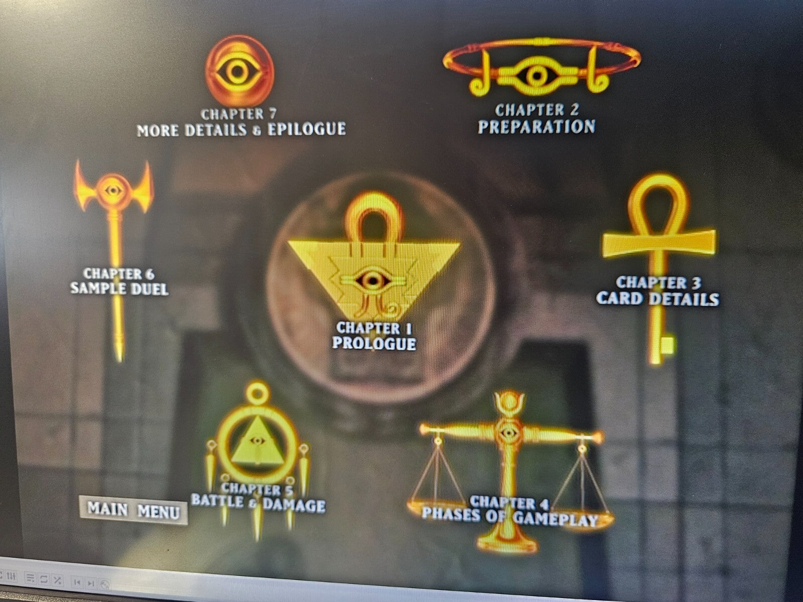 Yu-Gi-Oh! Trading Game Duel Master's Guide (DVD, 1996) Disc Only - Tested