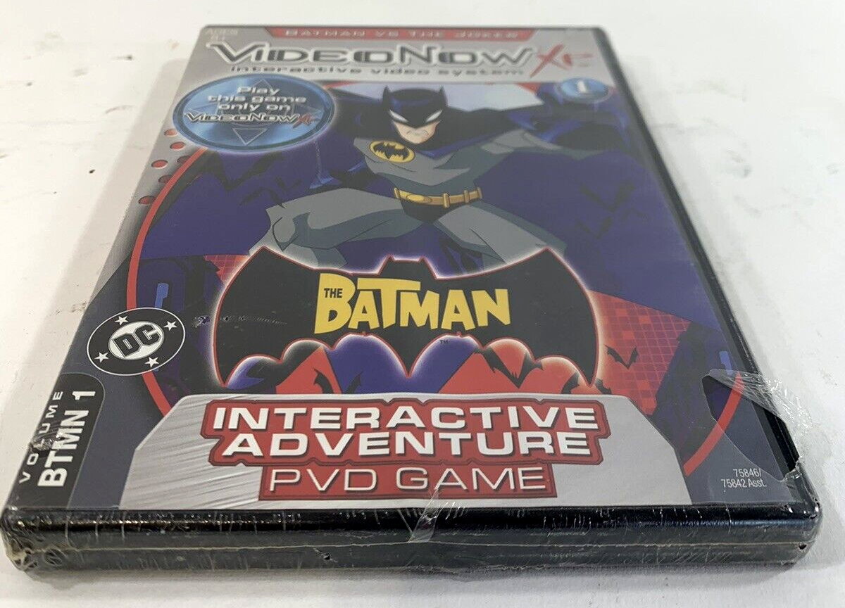 Interactive Adventure: Batman vs. The Joker ( VideoNow XP, 2005) New, Sealed PVD