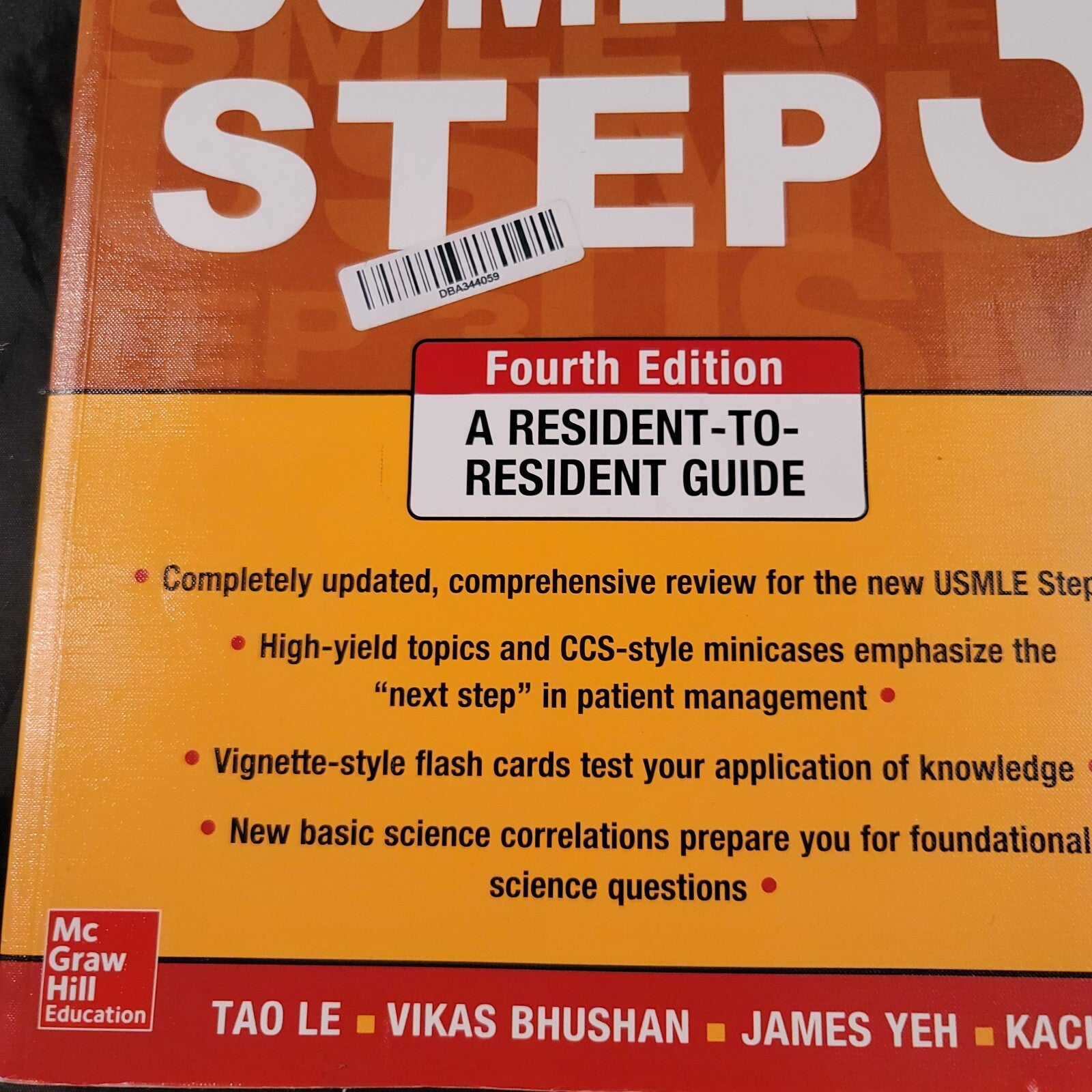 USMLE, Step 3 by Vikas Bhushan, Veronique Tache, Robert W. et al. 3rd Ed.