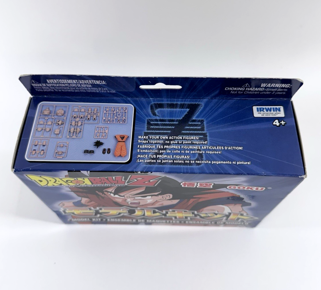 Irwin Toys 2000 Dragon Ball Z Goku Action Figure Model Kit - New, Sealed