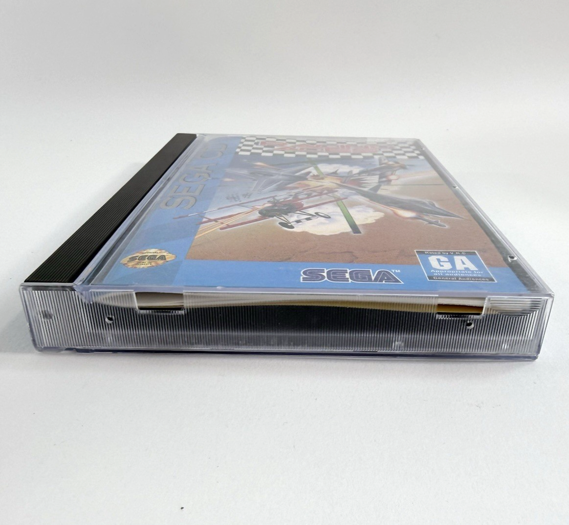 Racing Aces (Sega CD, 1993) Game Case Manual Registration Foam Insert - Tested