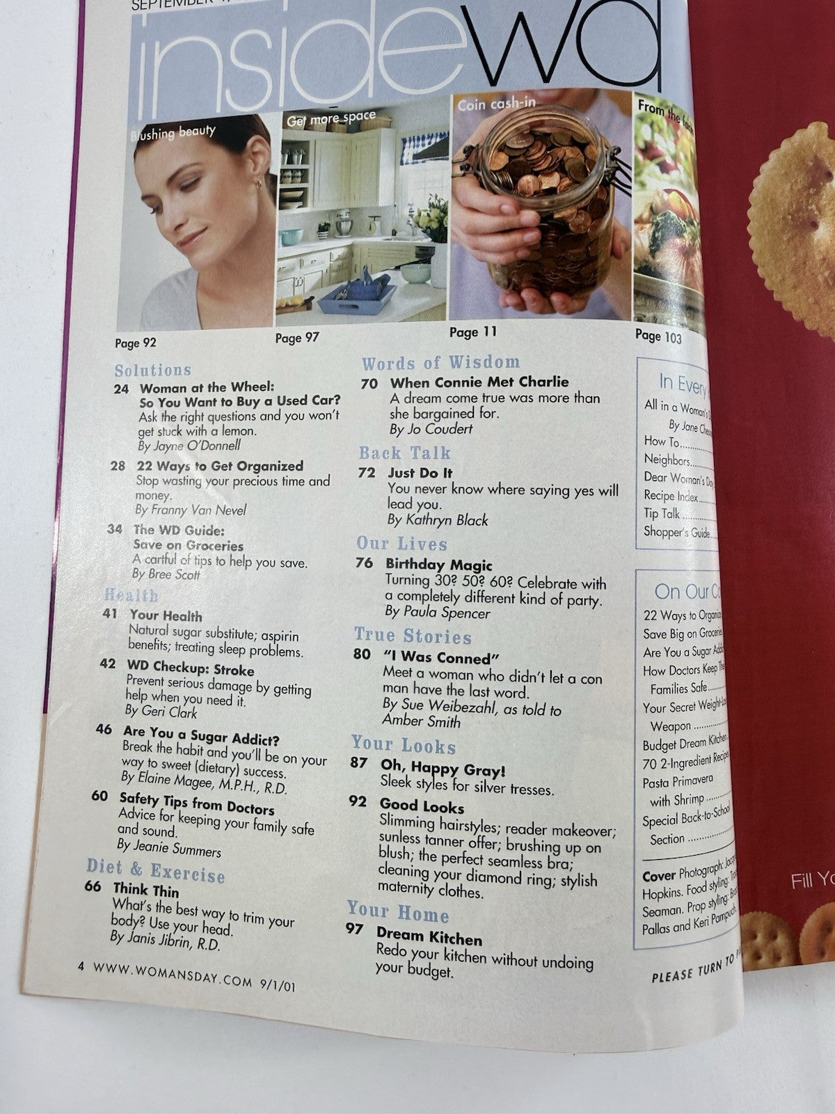 Woman’s Day Magazine (2001, Set Of 5) Recipes, Holiday Ideas, Special Inserts