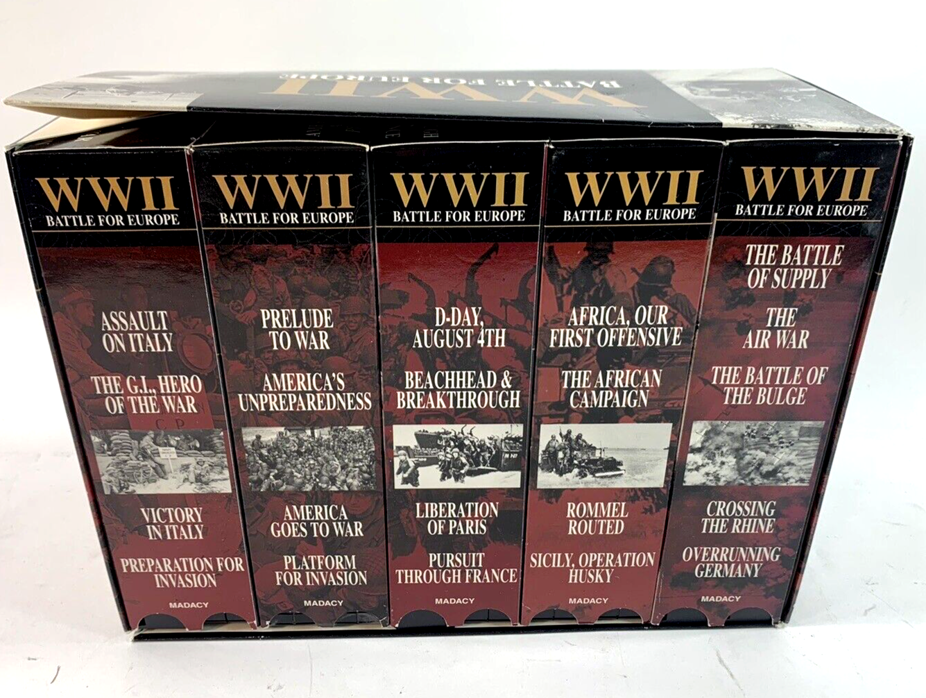Rise And Fall Of The Nazi Empire (4 Military VHS box sets) Warbirds of WWII +2