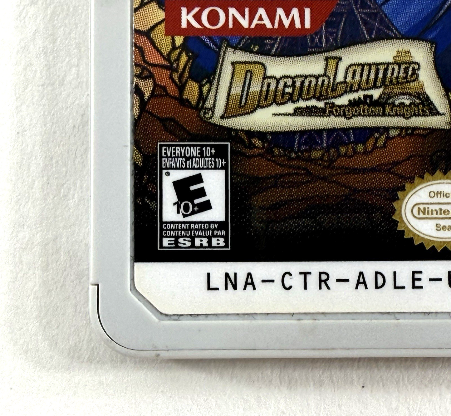 Doctor Lautrec and the Forgotten Knights (Nintendo 3DS, 2011) Game and Manual
