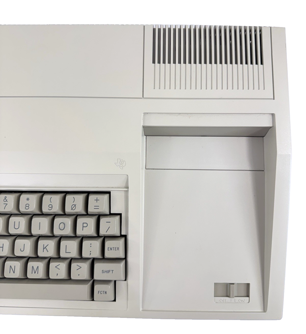 Texas Instruments 1981 TI-99/4A Computer with Power Supply and AV - Tested