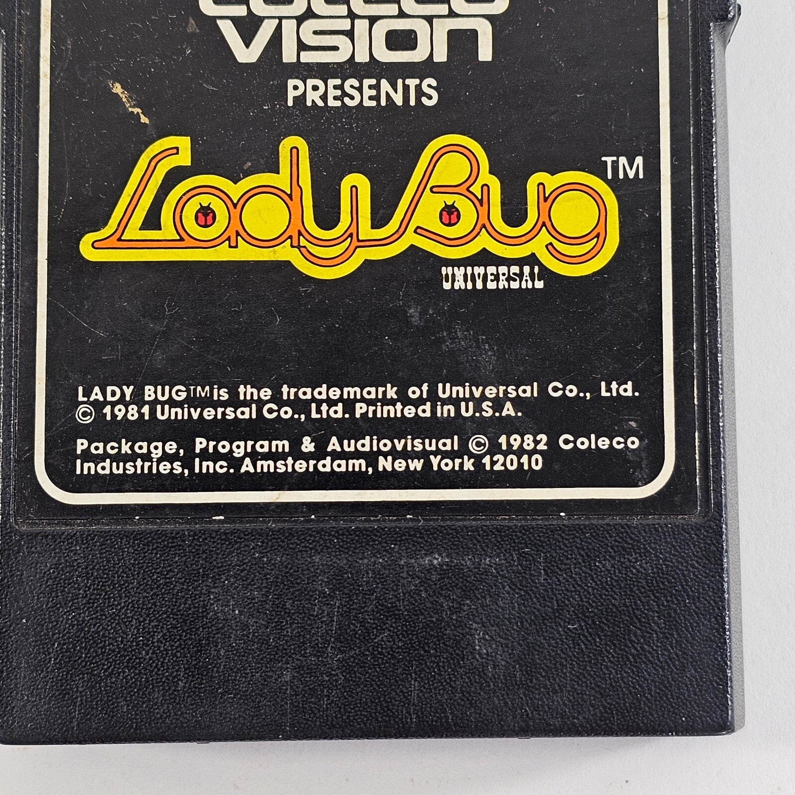 Lady Bug (Colecovision, 1982) Authentic Game Cartridge