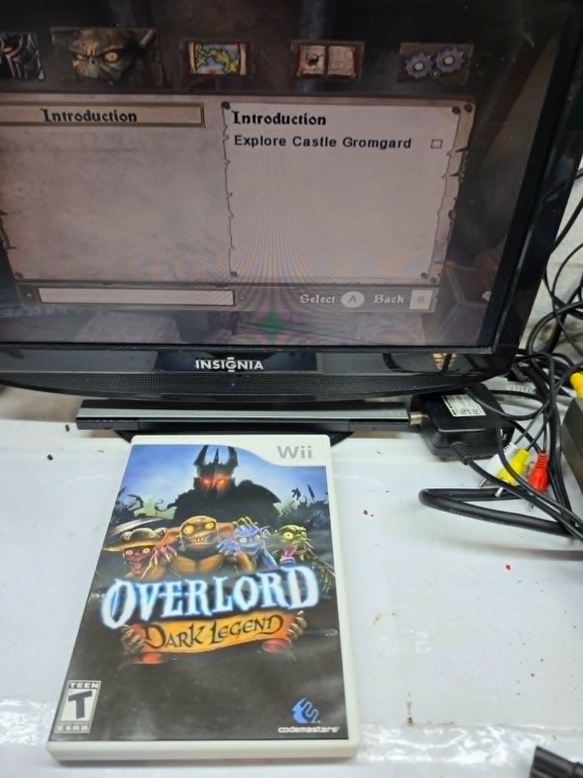 Overlord: Dark Legend (Nintendo Wii, 2009) Game, Case, Manual - Tested
