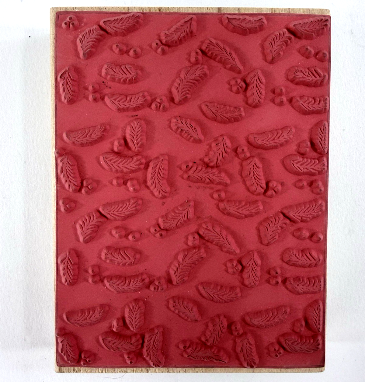 Brother Sister Design Studio 2001 Pine & Berries OR1012 Wood Mounted XL Stamp