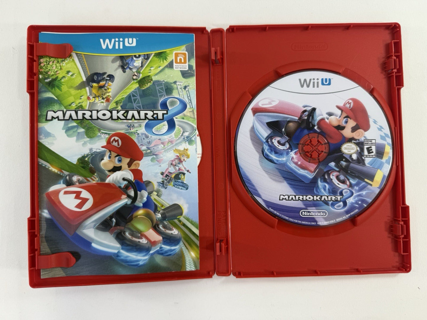 Mario Kart 8 (Nintendo Wii U, 2014) Game Case Manual Insert - Tested and Working