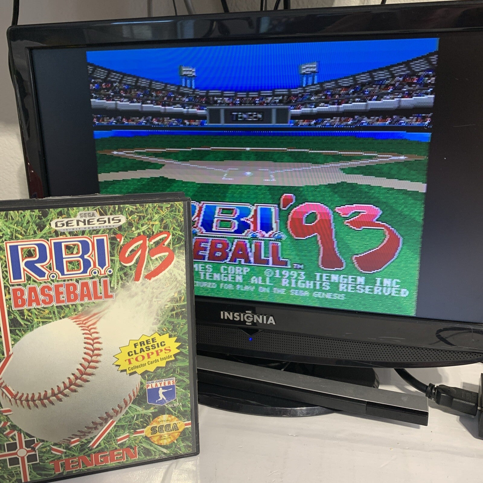 R.B.I. Baseball '93 (Sega Genesis, 1993) Game Case Manual