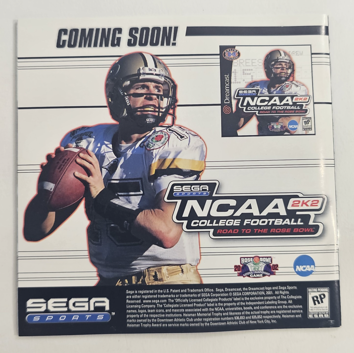 World Series Baseball 2K2 (Sega Dreamcast, 2001) Game Case Manual - Tested