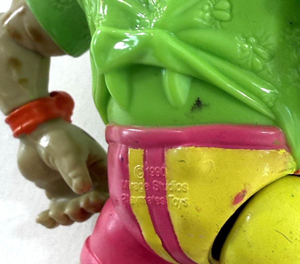 Playmates 1990 Napoleon Bonafrog 6"  Loose Action Figure - TMNT