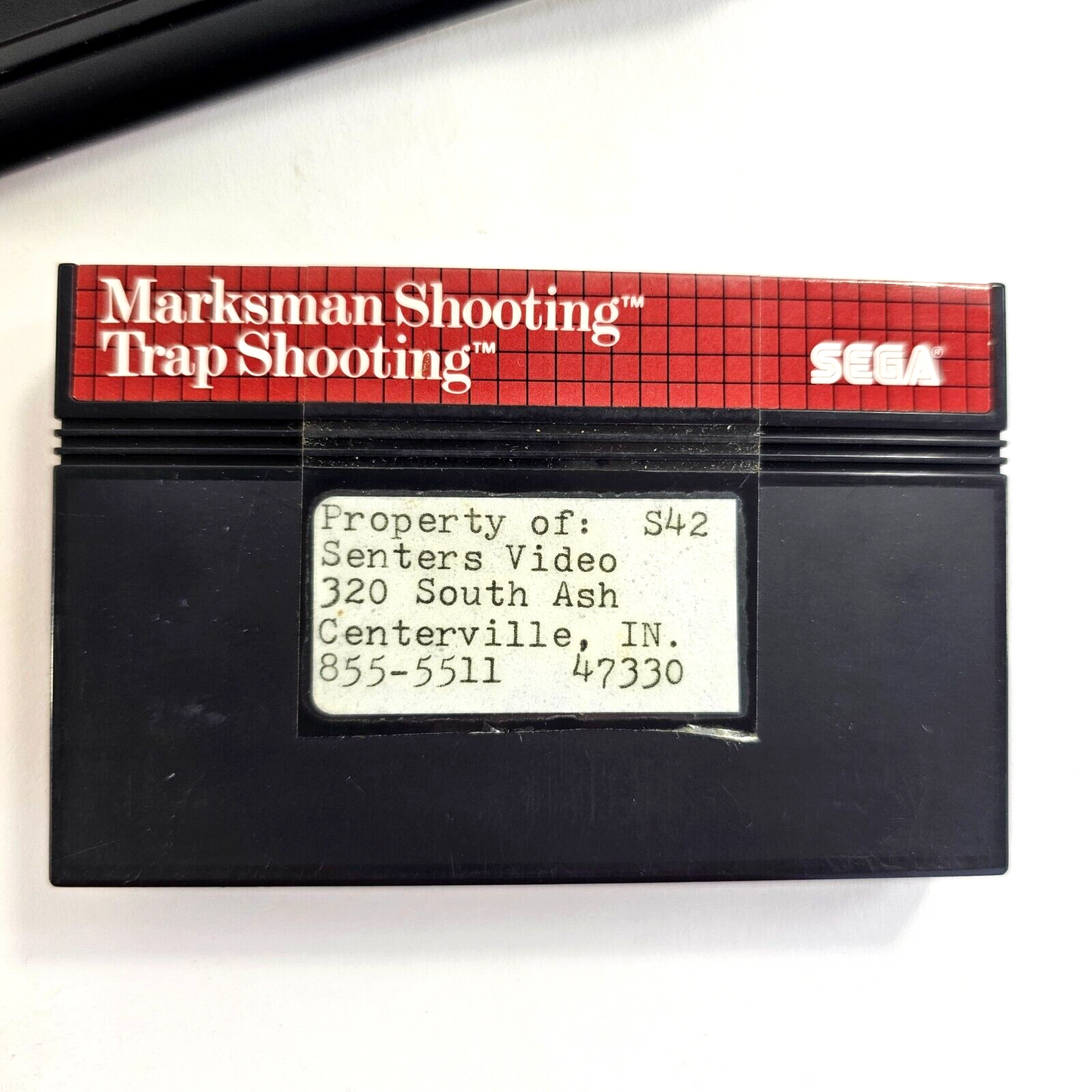 Marksman Shooting/Trap Shooting (Sega Master System, 1987) Game Case Manual